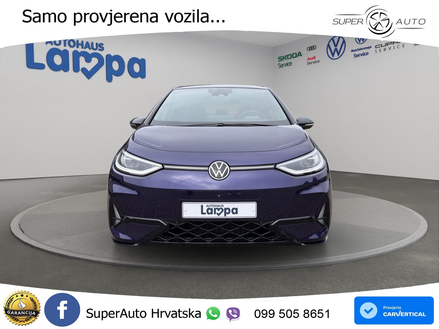Volkswagen ID.3 GTX Performance 84 kWh (326 KS) LED+GR SJED+ACC