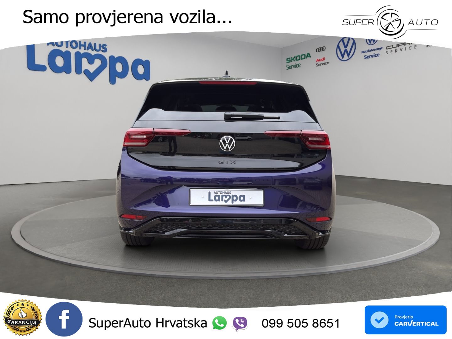 Volkswagen ID.3 GTX Performance 84 kWh (326 KS) LED+GR SJED+ACC