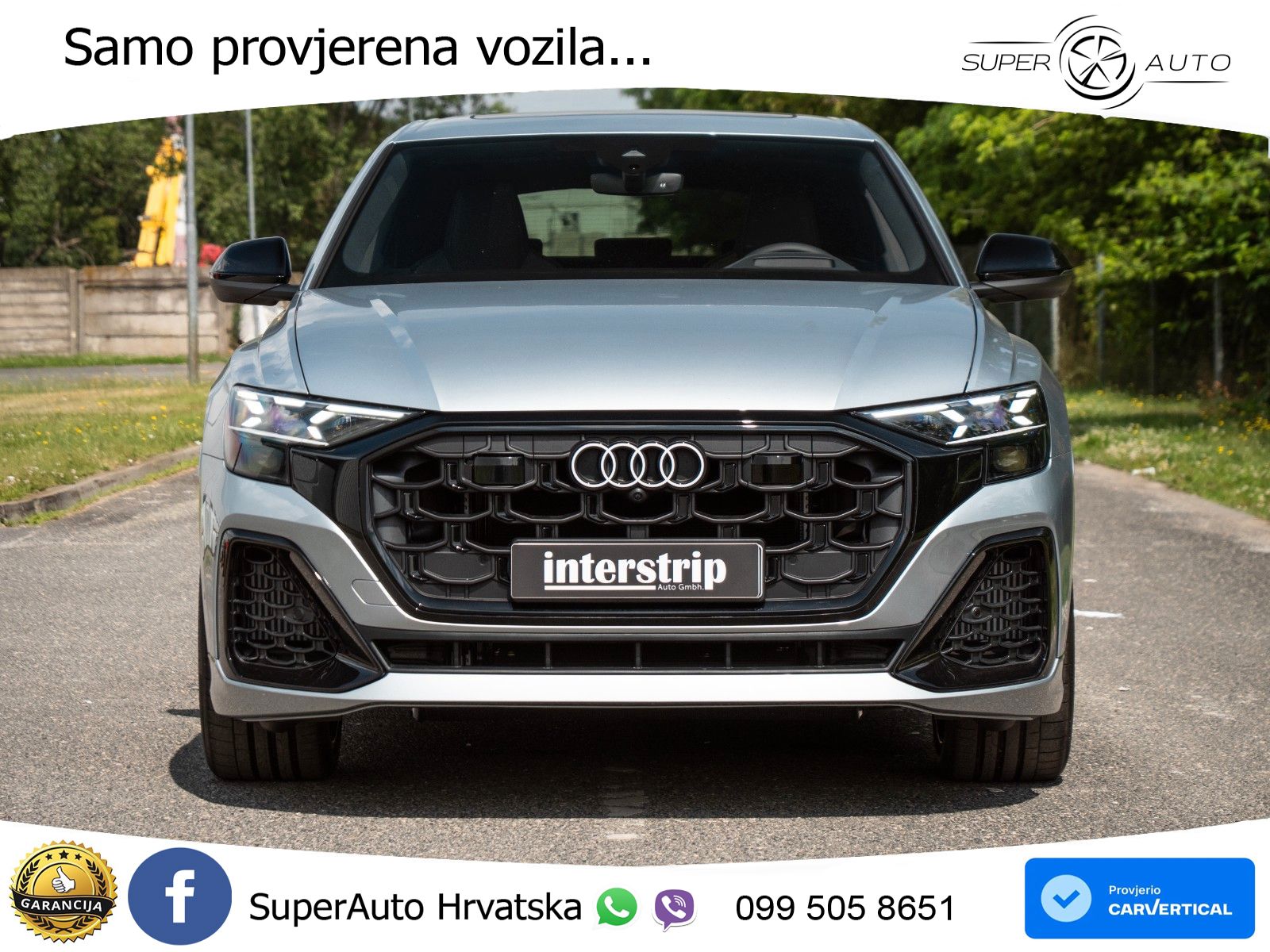 Audi Q8 60 TFSIe V6 (490 KS) quattro Tiptronic S line 489 KS LED+GR SJED+ACC