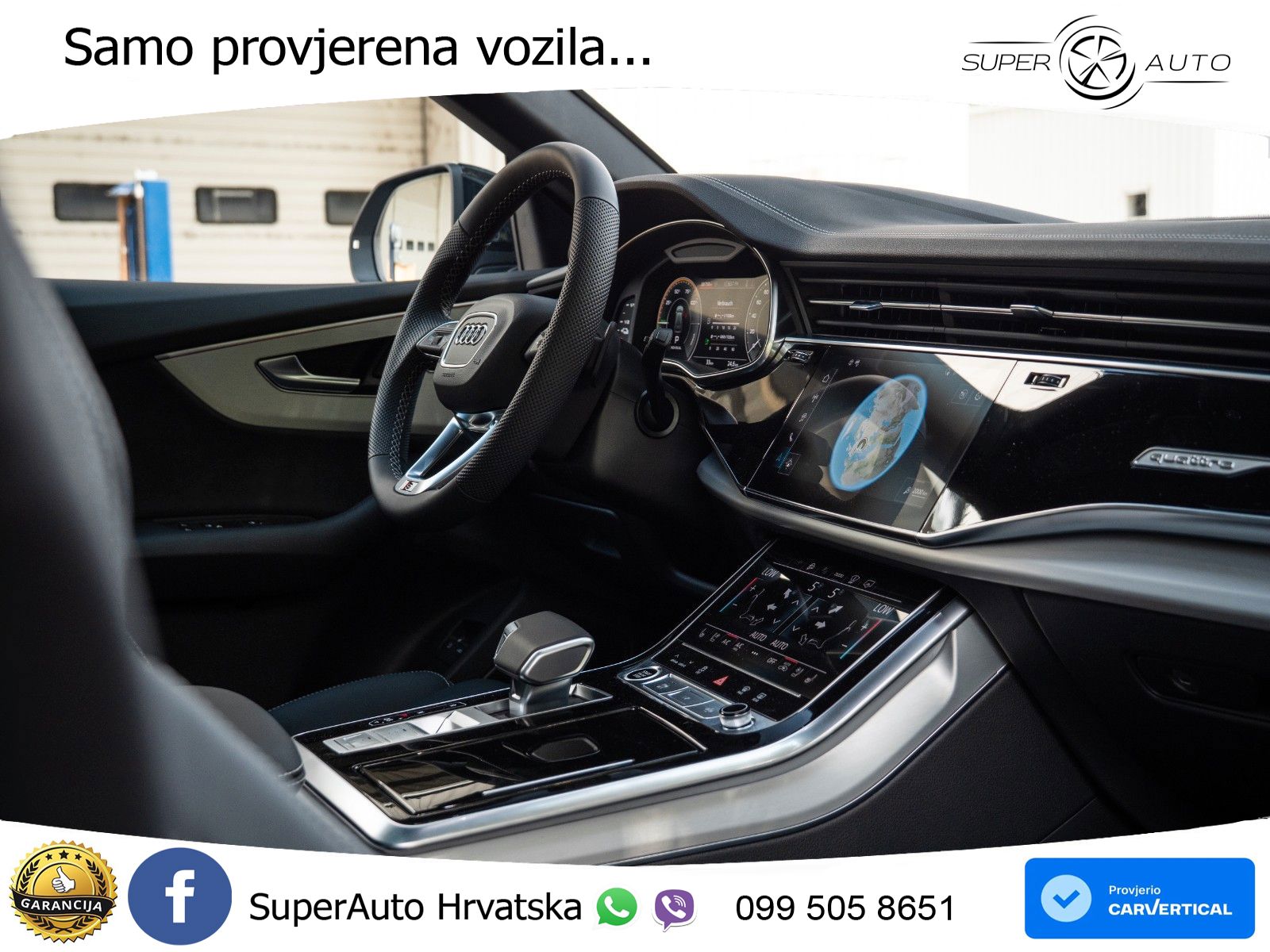 Audi Q8 60 TFSIe V6 (490 KS) quattro Tiptronic S line 489 KS LED+GR SJED+ACC