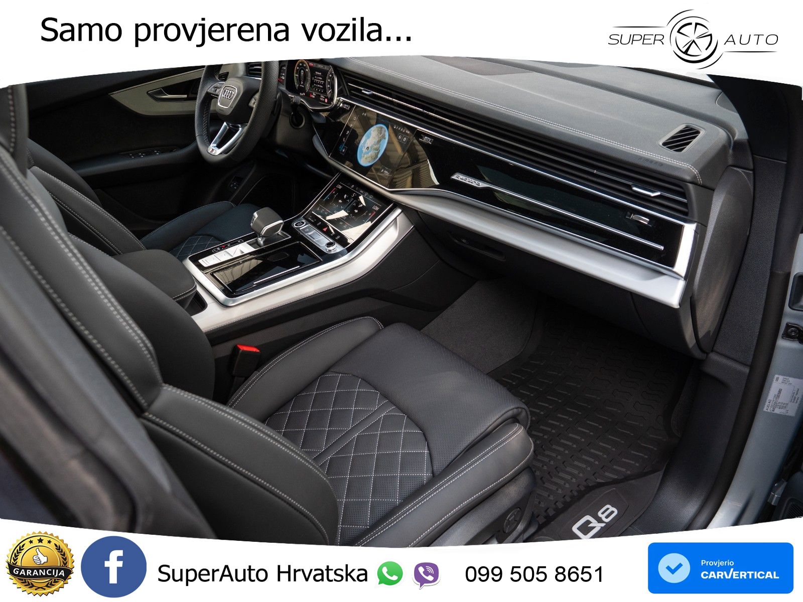Audi Q8 60 TFSIe V6 (490 KS) quattro Tiptronic S line 489 KS LED+GR SJED+ACC