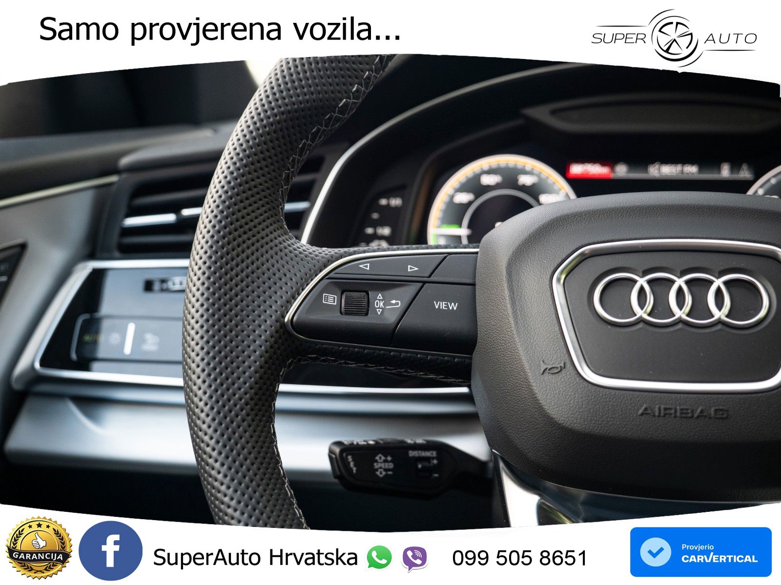 Audi Q8 60 TFSIe V6 (490 KS) quattro Tiptronic S line 489 KS LED+GR SJED+ACC