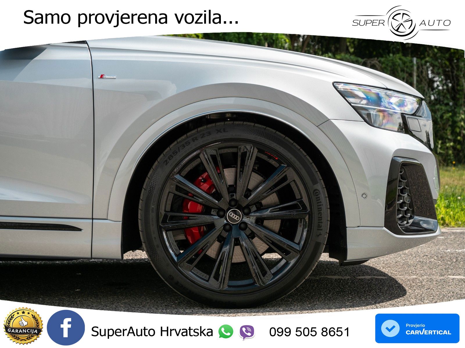 Audi Q8 60 TFSIe V6 (490 KS) quattro Tiptronic S line 489 KS LED+GR SJED+ACC