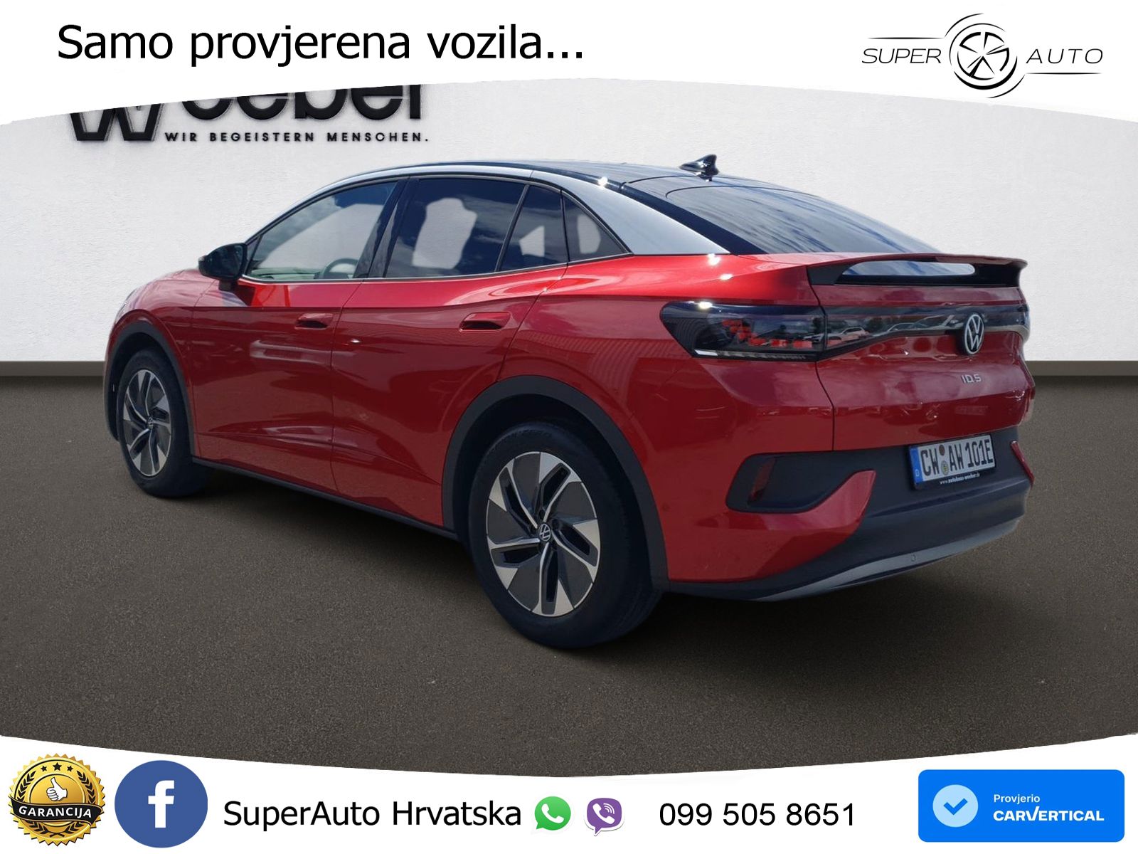 Volkswagen ID.5 Pro 82 kWh (286 KS) LED+GR SJED+ACC