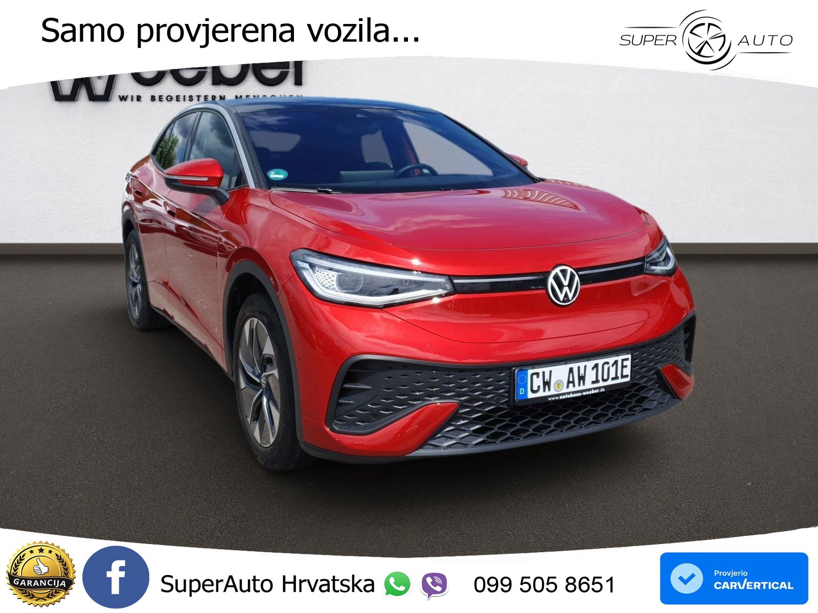 Volkswagen ID.5 Pro 82 kWh (286 KS) LED+GR SJED+ACC