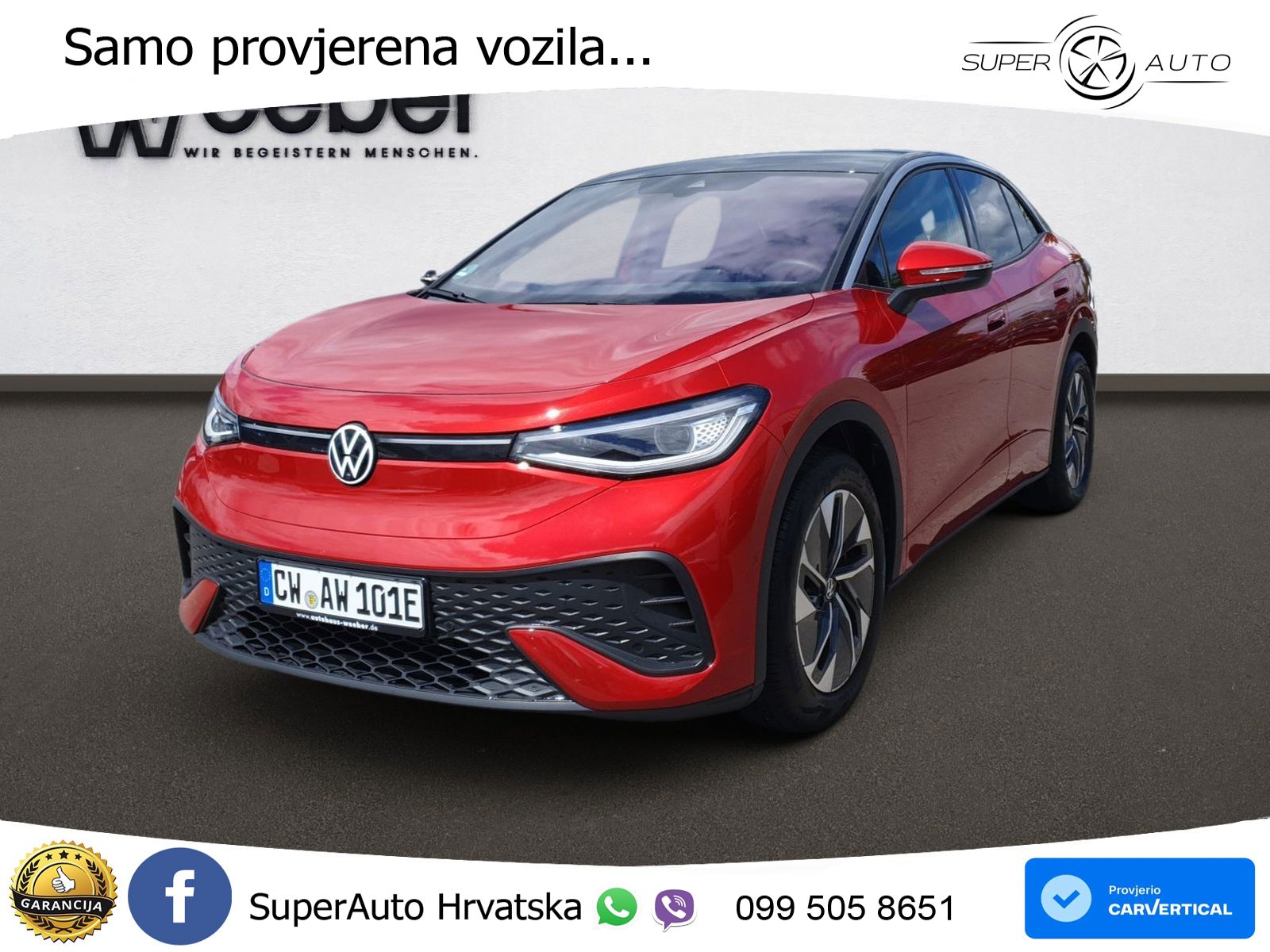 Volkswagen ID.5 Pro 82 kWh (286 KS) LED+GR SJED+ACC