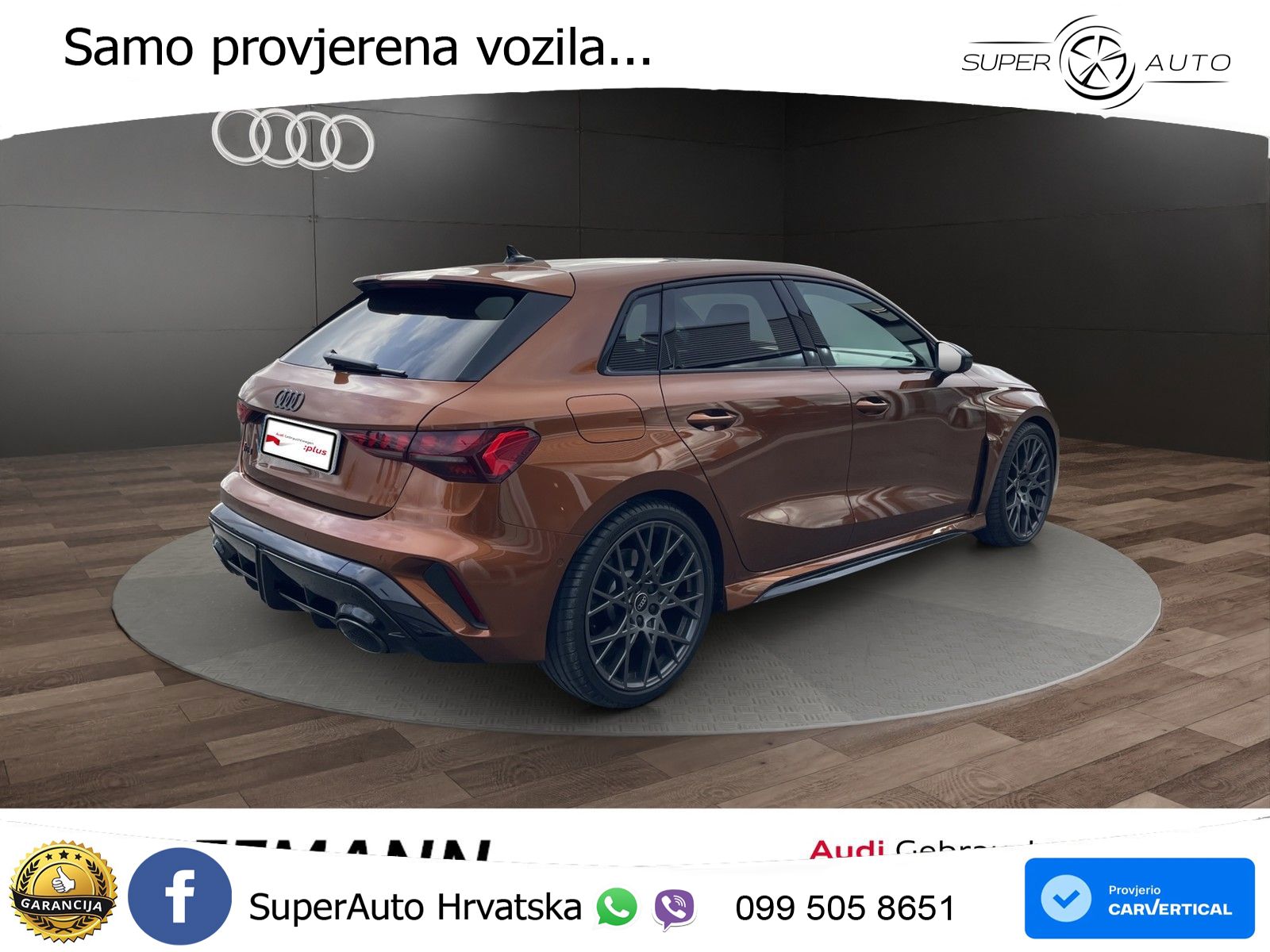 Audi RS3 Sportback 2.5 TFSI (400 KS) quattro S tronic LED+GR SJED+ACC