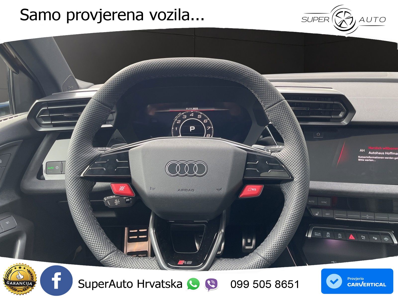Audi RS3 Sportback 2.5 TFSI (400 KS) quattro S tronic LED+GR SJED+ACC