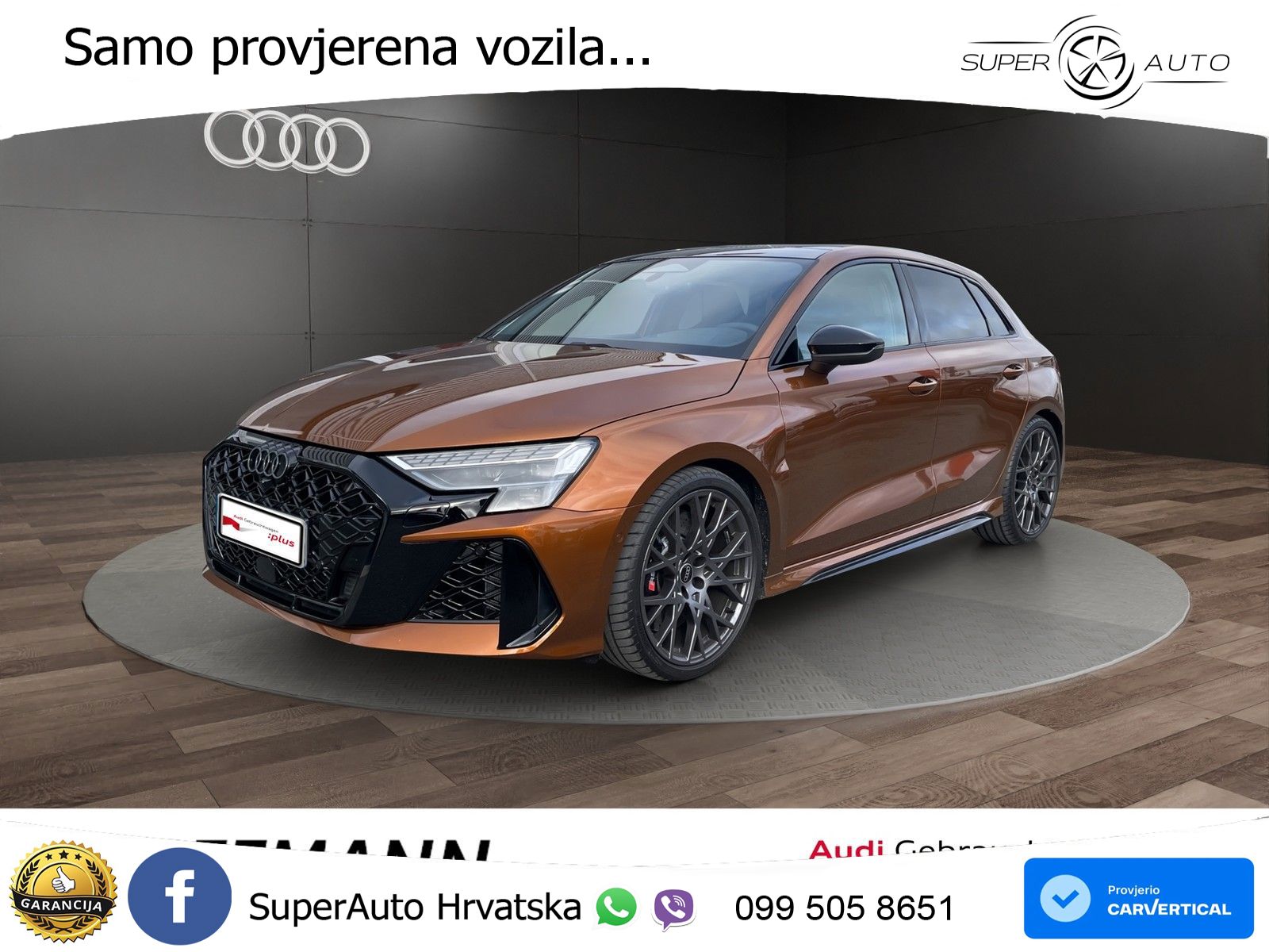 Audi RS3 Sportback 2.5 TFSI (400 KS) quattro S tronic LED+GR SJED+ACC