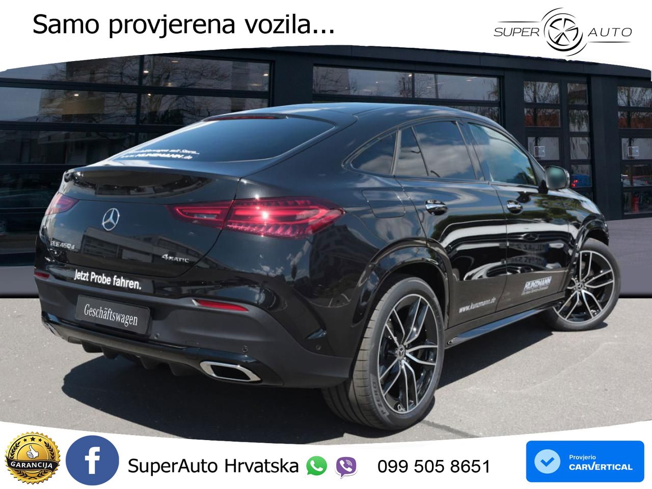 Mercedes GLE Coupe 450d (367 KS) EQ Boost 4MATIC 9G-TRONIC AMG LED+GR SJED+ACC
