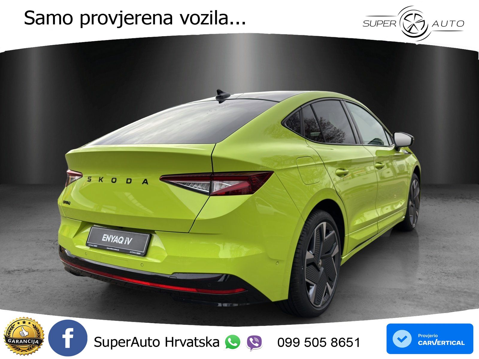 Škoda Enyaq Coupe iV RS 82 kWh (340 KS) AWD LED+GR SJED+ACC