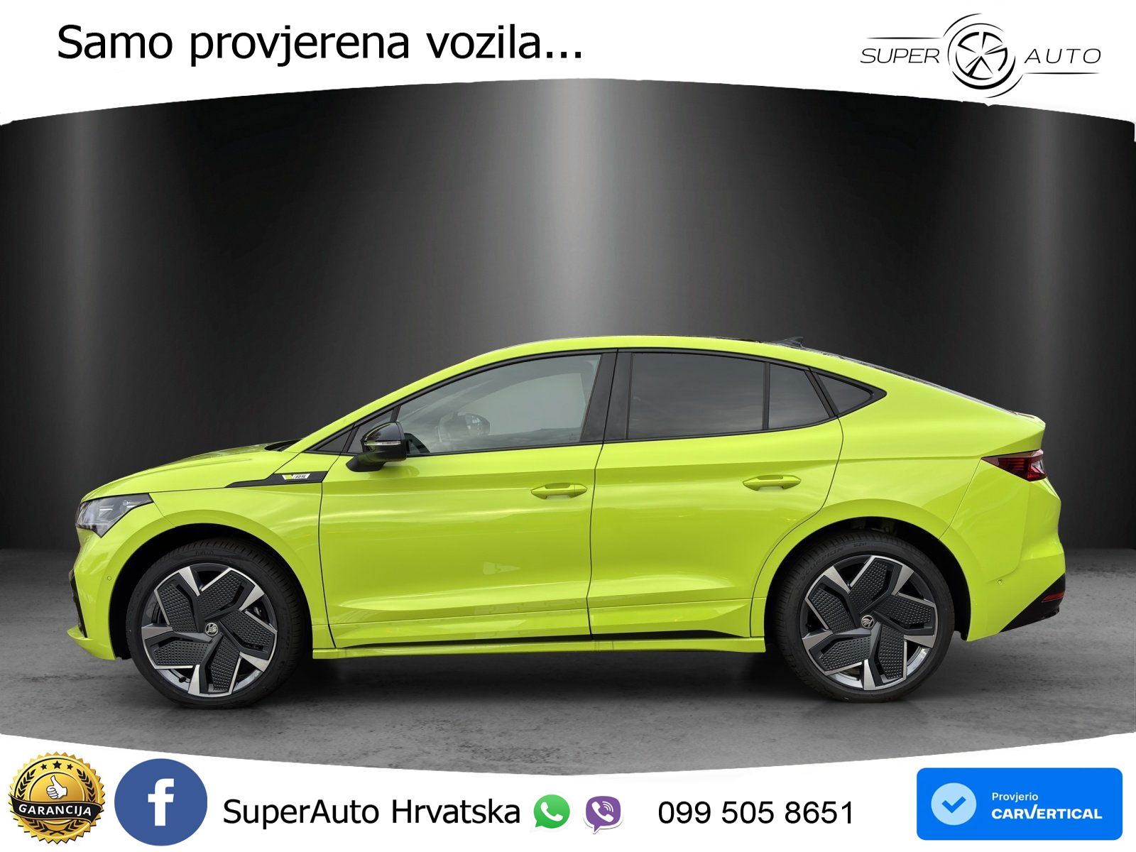 Škoda Enyaq Coupe iV RS 82 kWh (340 KS) AWD LED+GR SJED+ACC