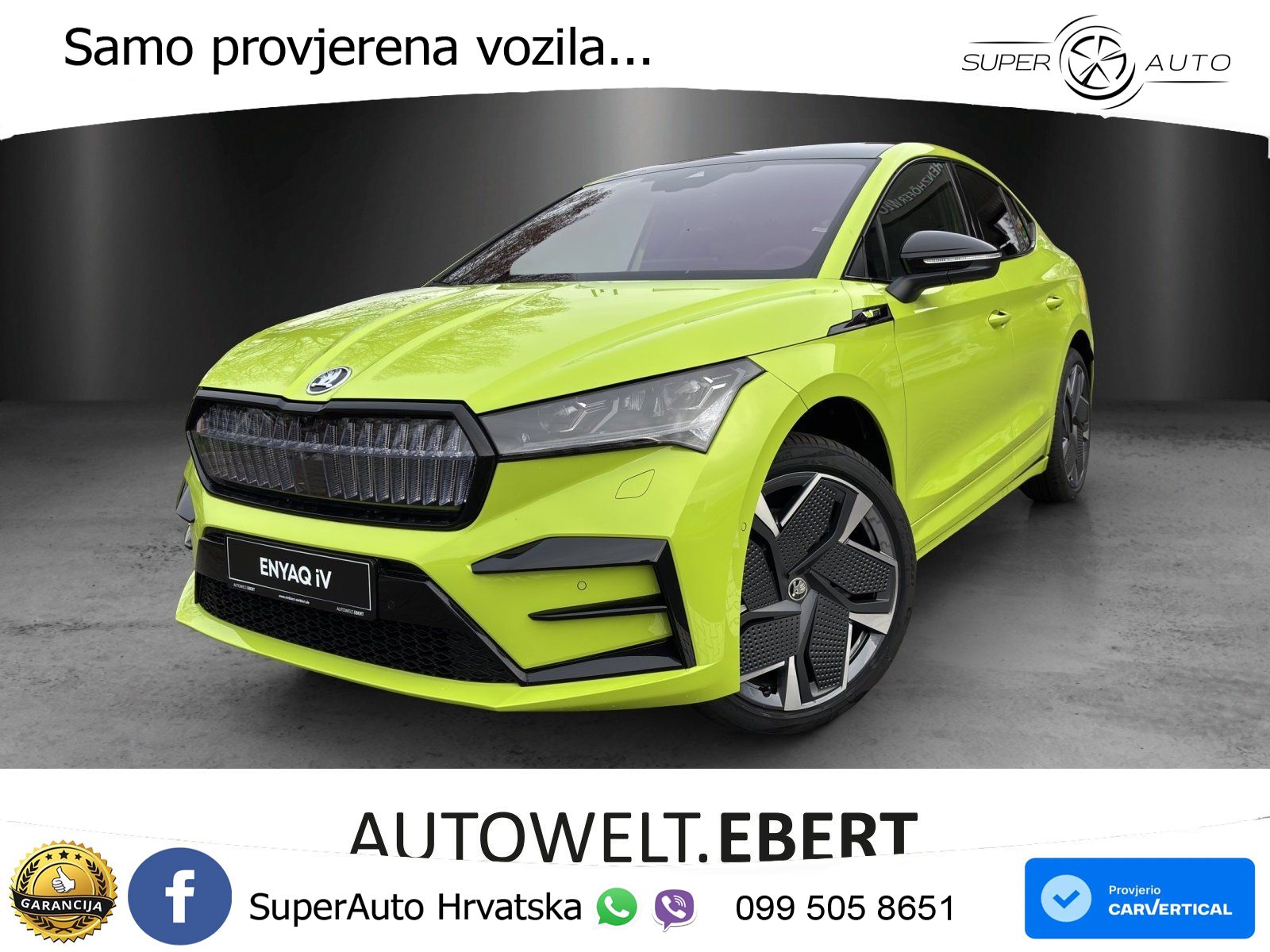 Škoda Enyaq Coupe iV RS 82 kWh (340 KS) AWD LED+GR SJED+ACC