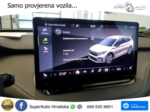 Škoda Enyaq iV 80 82 kWh (204 KS) SportLine LED+GR SJED+ACC