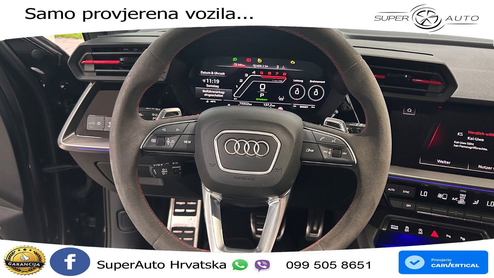 Audi RS3 Sedan 2.5 TFSI (400 KS) quattro S tronic LED+ACC