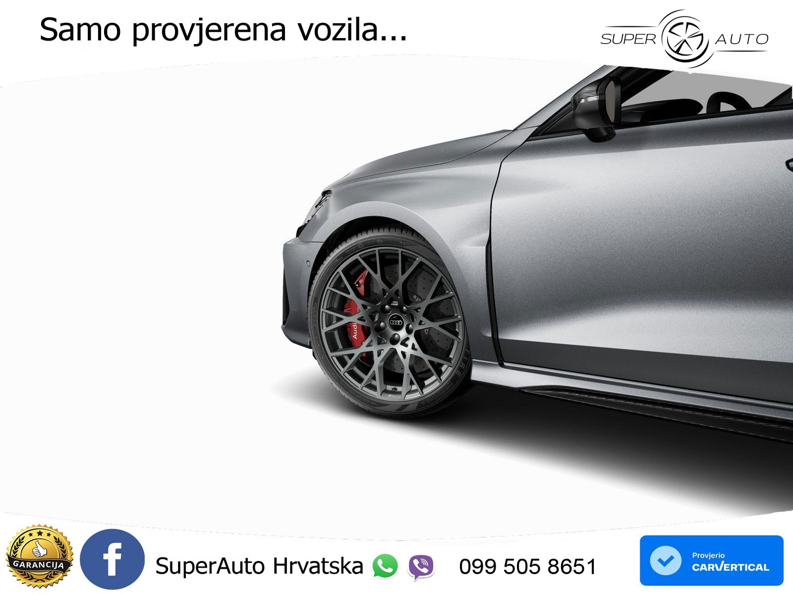 Audi RS3 Sedan 2.5 TFSI (400 KS) quattro S tronic LED+GR SJED+ACC