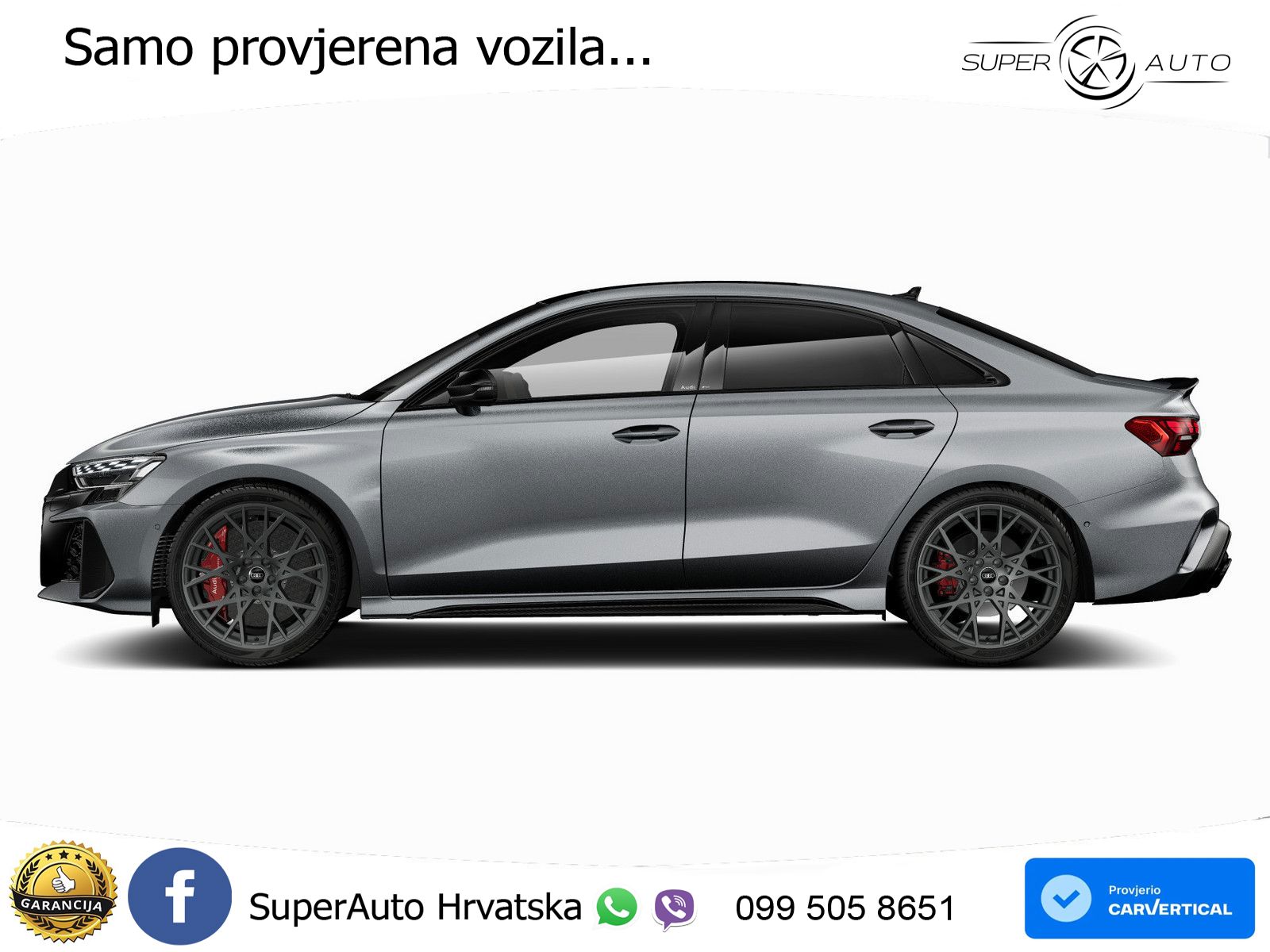 Audi RS3 Sedan 2.5 TFSI (400 KS) quattro S tronic LED+GR SJED+ACC