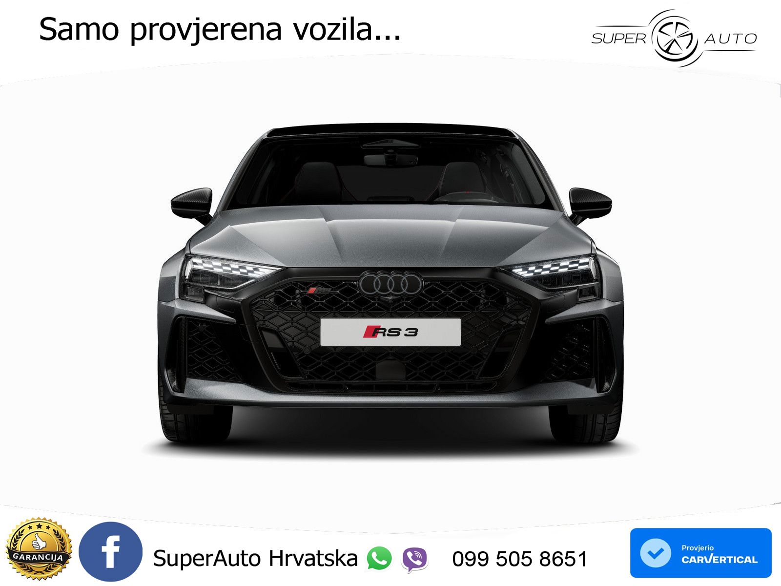 Audi RS3 Sedan 2.5 TFSI (400 KS) quattro S tronic LED+GR SJED+ACC