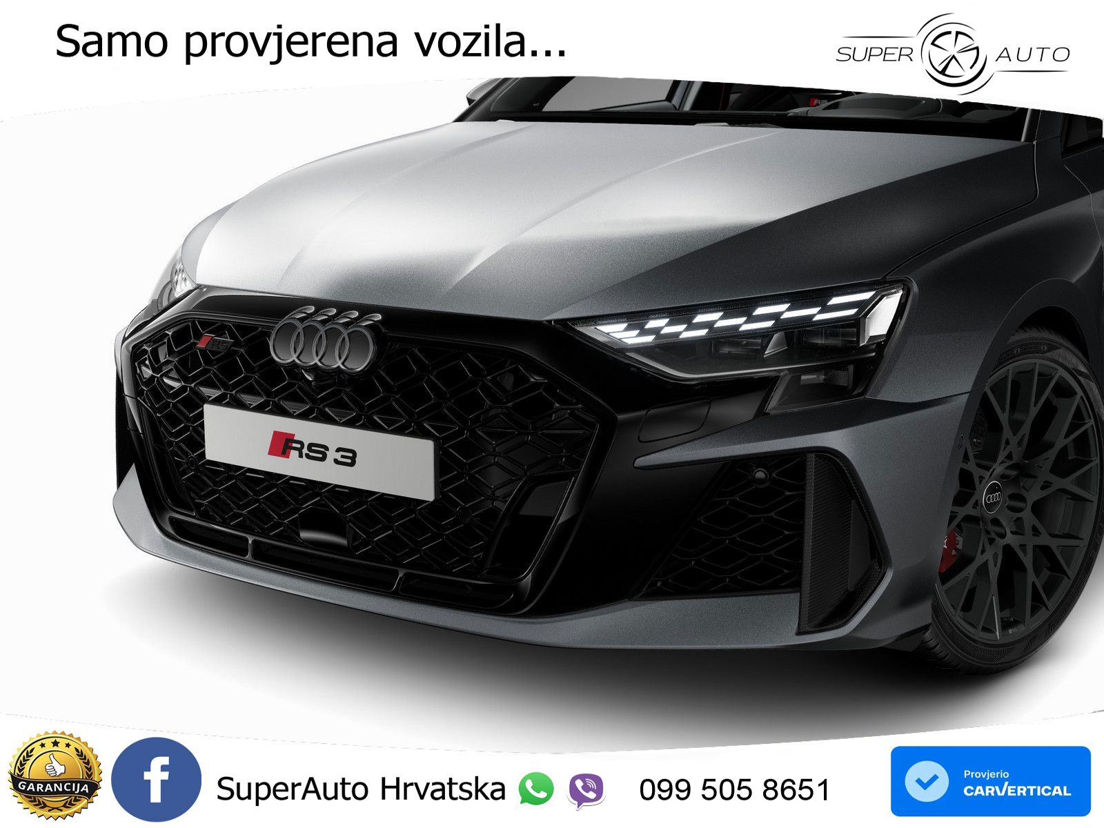 Audi RS3 Sedan 2.5 TFSI (400 KS) quattro S tronic LED+GR SJED+ACC