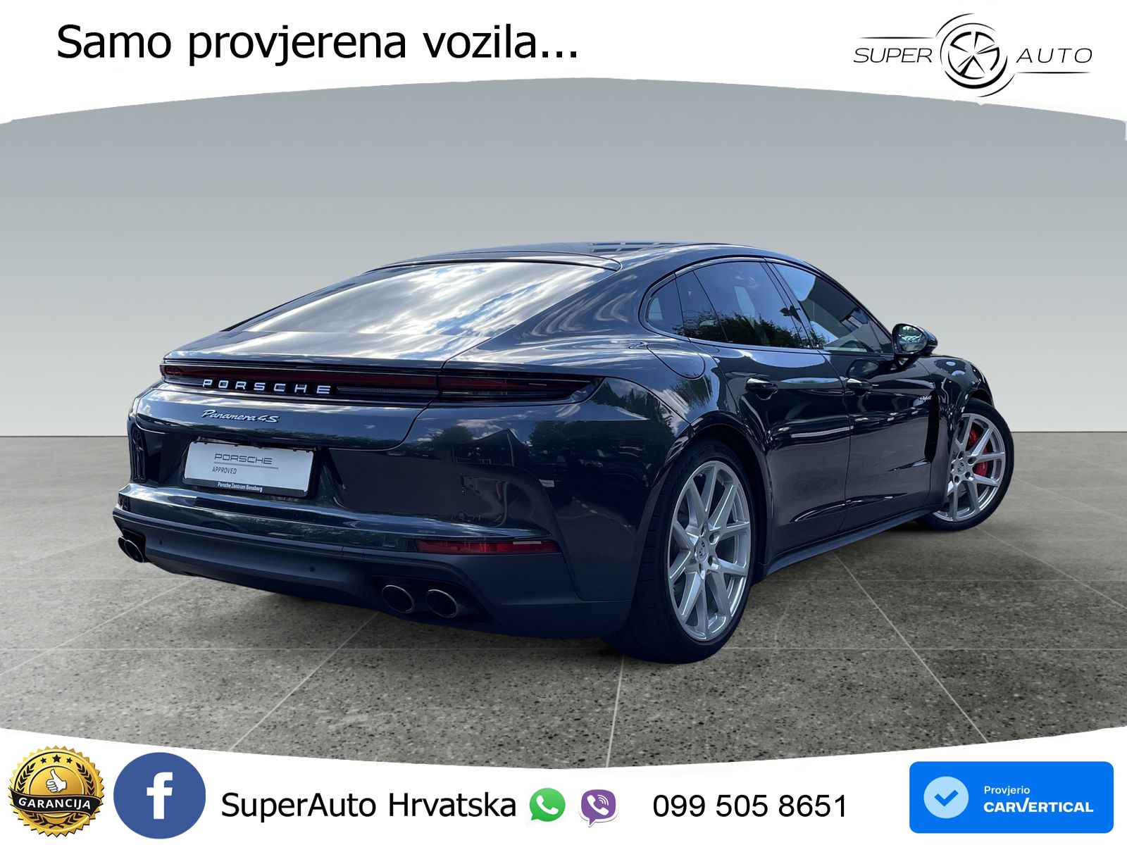 Porsche Panamera 4S 2.9 V6 (544 KS) E-Hybrid PDK ACC+HEAD+4xGR SJED+360+PANO