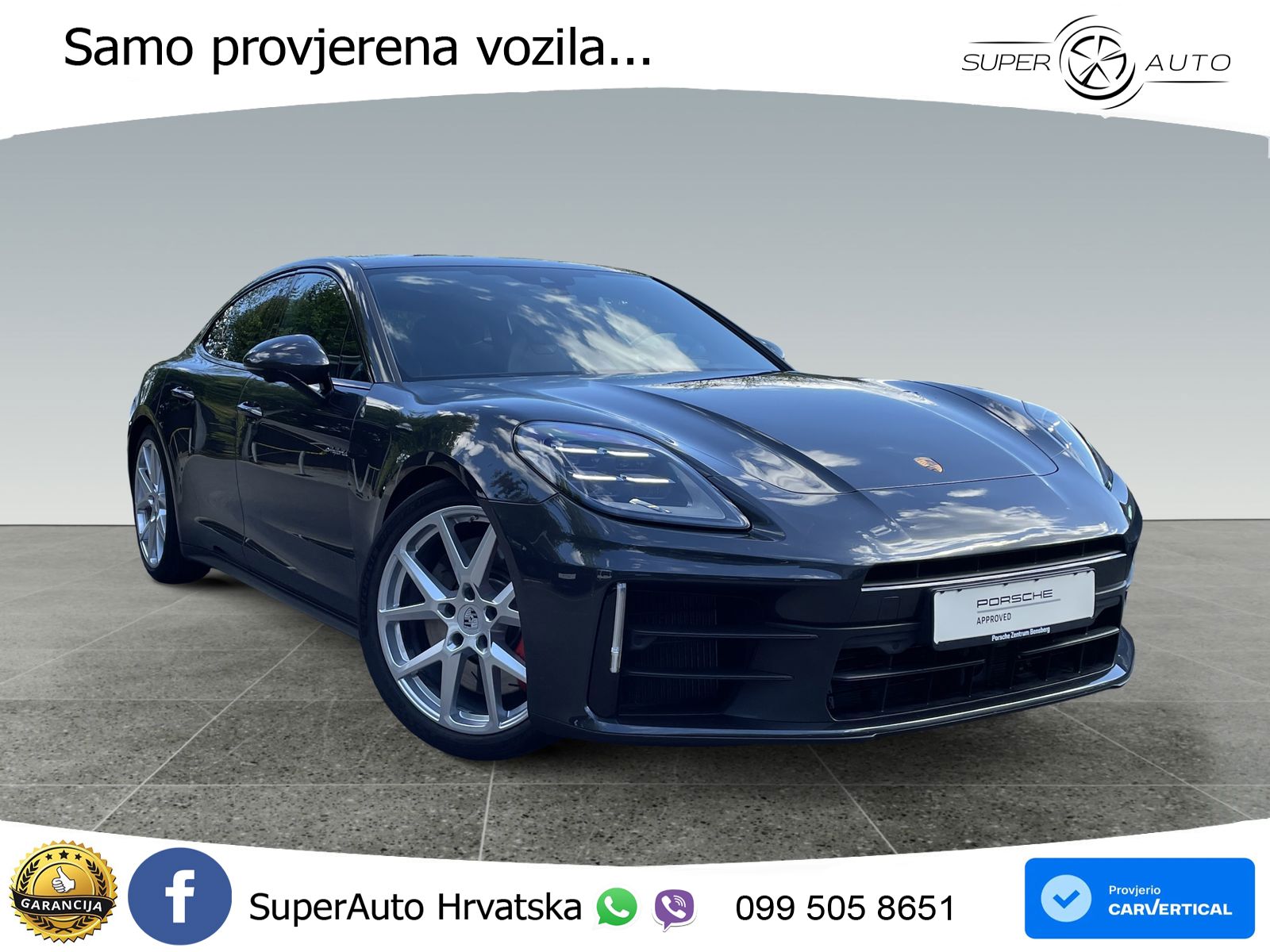 Porsche Panamera 4S 2.9 V6 (544 KS) E-Hybrid PDK ACC+HEAD+4xGR SJED+360+PANO