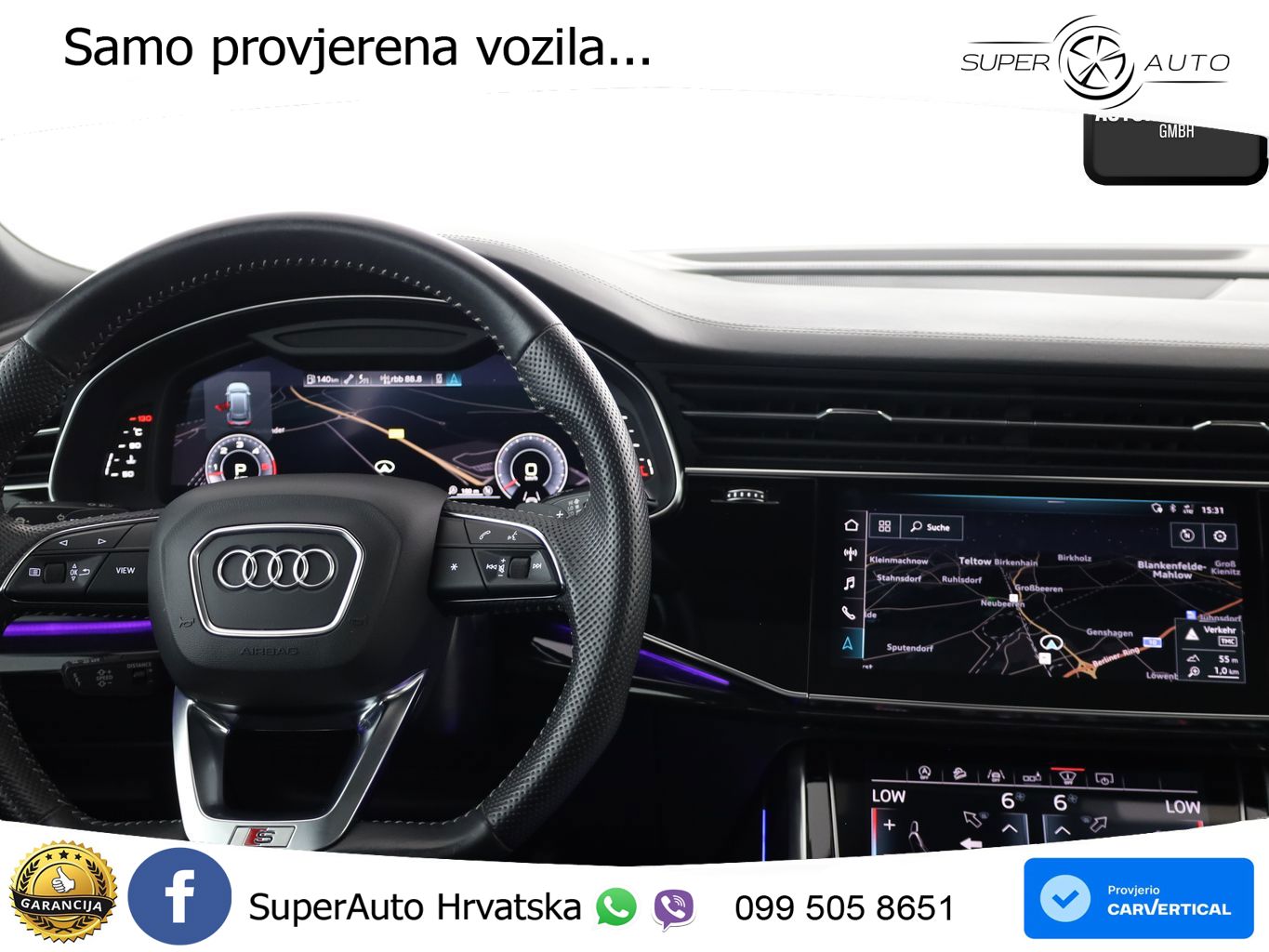 Audi Q8 50 TDI V6 (286 KS) quattro Tiptronic