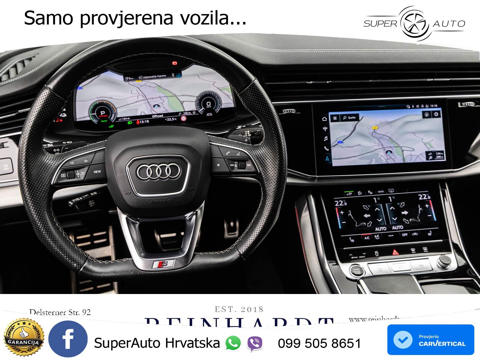 Audi Q8 60 TFSIe V6 (462 KS) quattro Tiptronic 2x S line