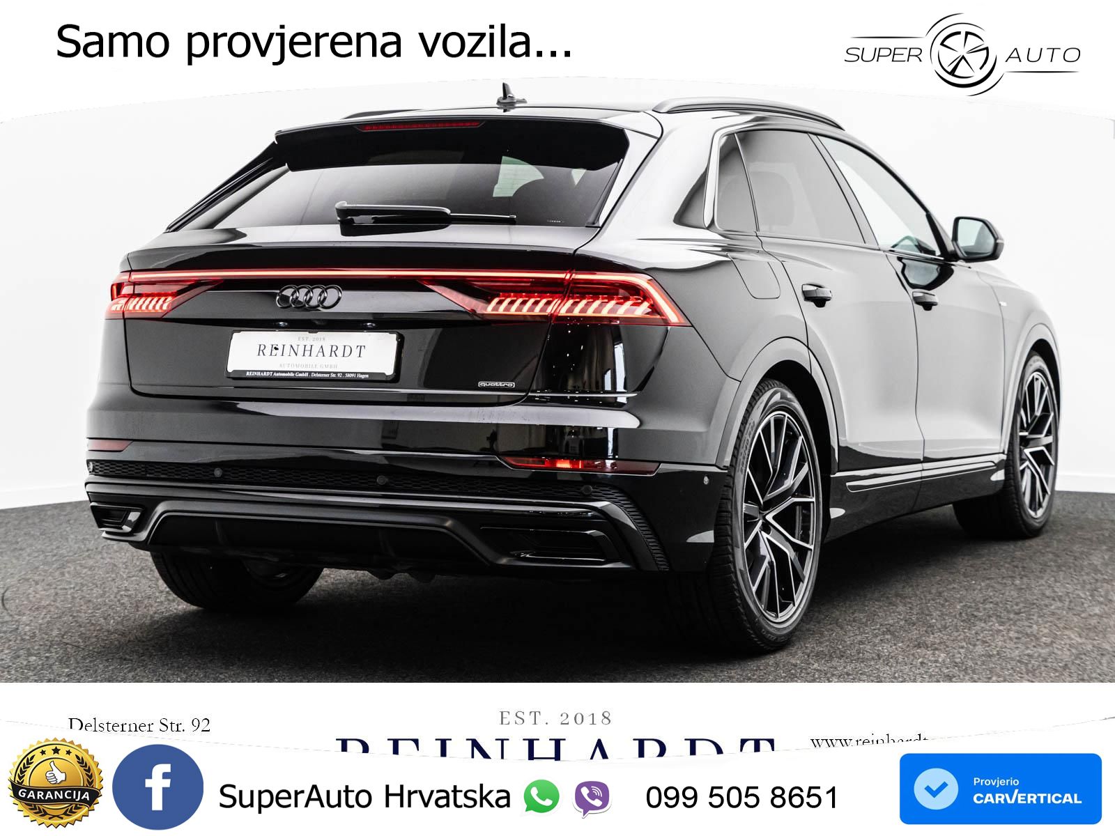 Audi Q8 60 TFSIe V6 (462 KS) quattro Tiptronic 2x S line
