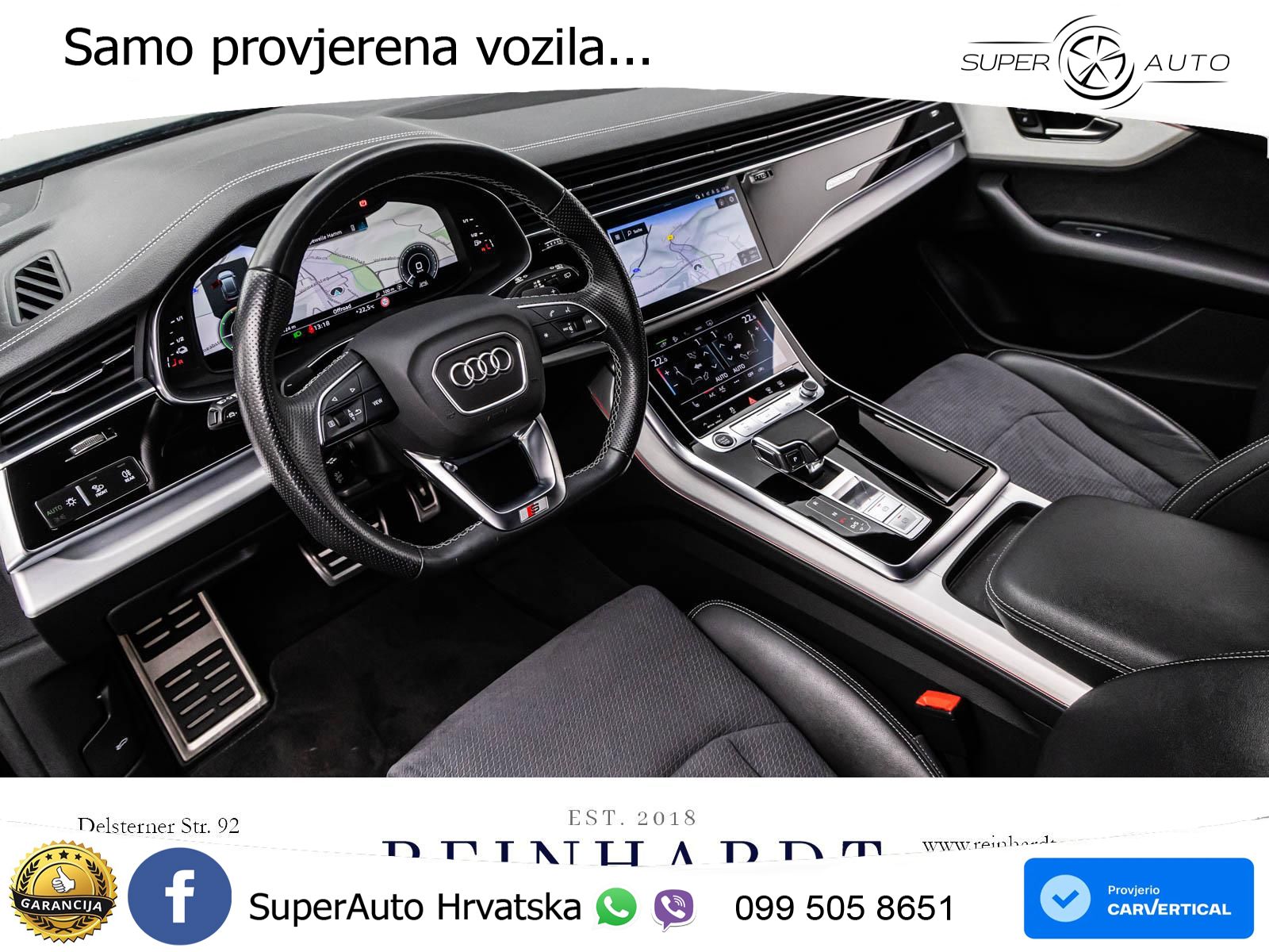 Audi Q8 60 TFSIe V6 (462 KS) quattro Tiptronic 2x S line