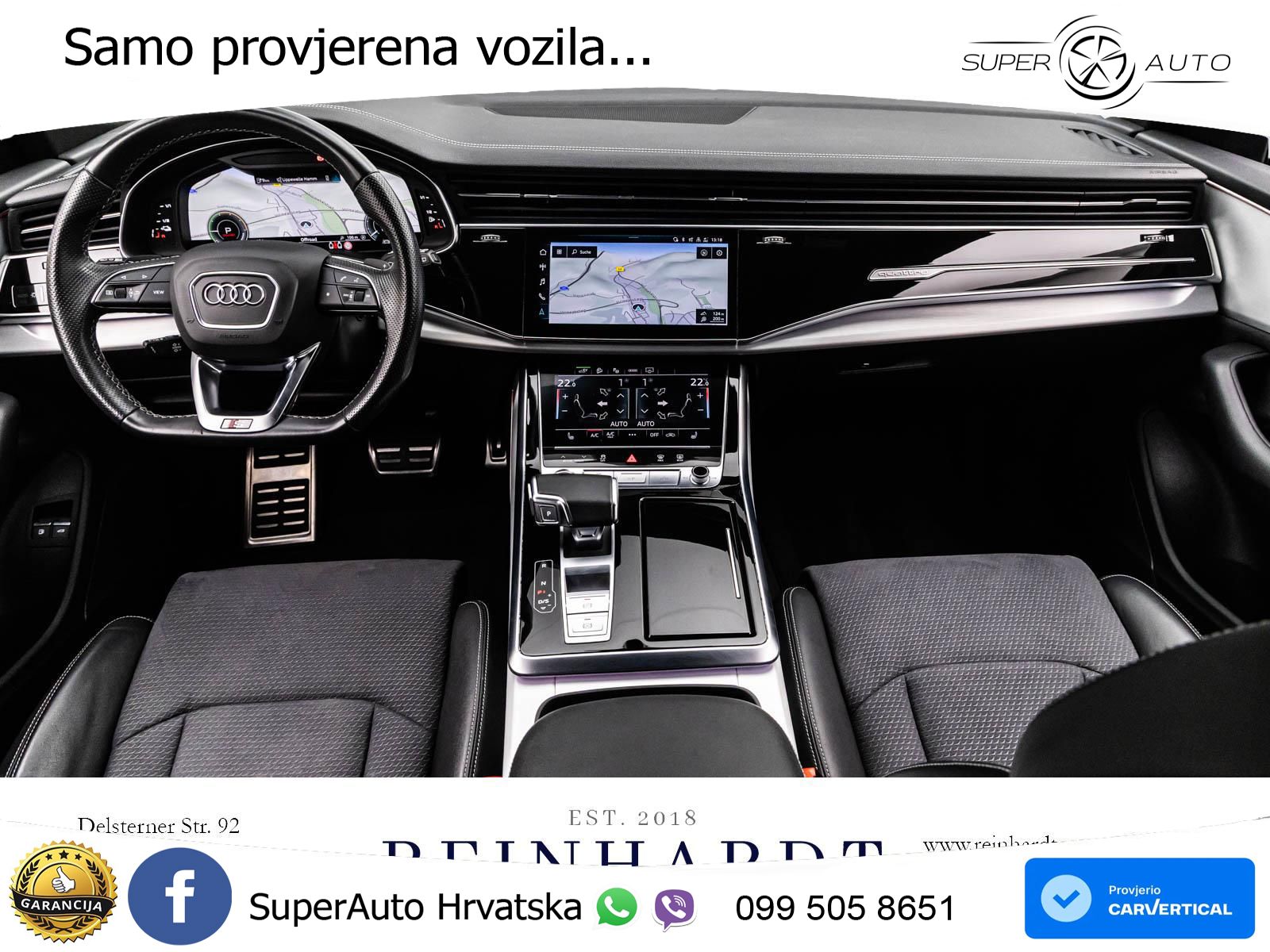 Audi Q8 60 TFSIe V6 (462 KS) quattro Tiptronic 2x S line