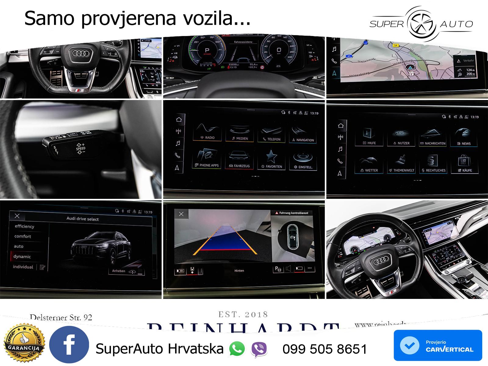 Audi Q8 60 TFSIe V6 (462 KS) quattro Tiptronic 2x S line