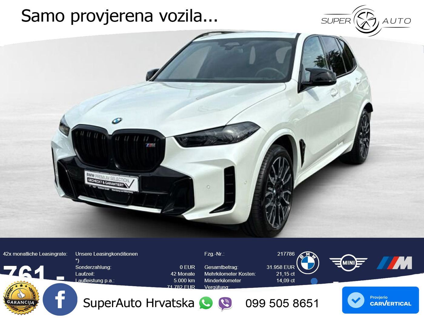 BMW X5 M60i V8 (530 KS) xDrive Steptronic M Sport LED+GR SJED+ACC
