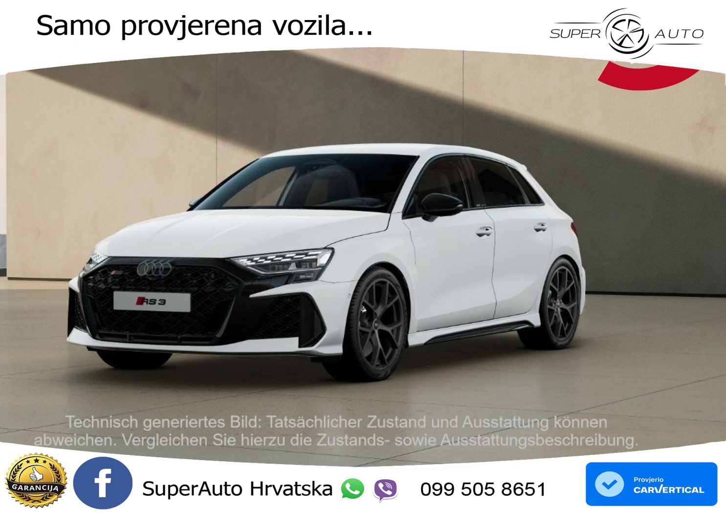 Audi RS3 Sedan 2.5 TFSI (400 KS) quattro S tronic LED+ACC