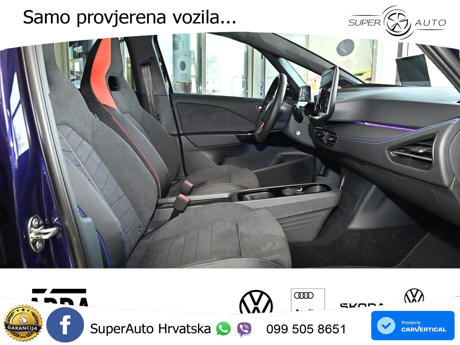 Volkswagen ID.3 GTX Performance 84 kWh (326 KS) LED+GR SJED+ACC