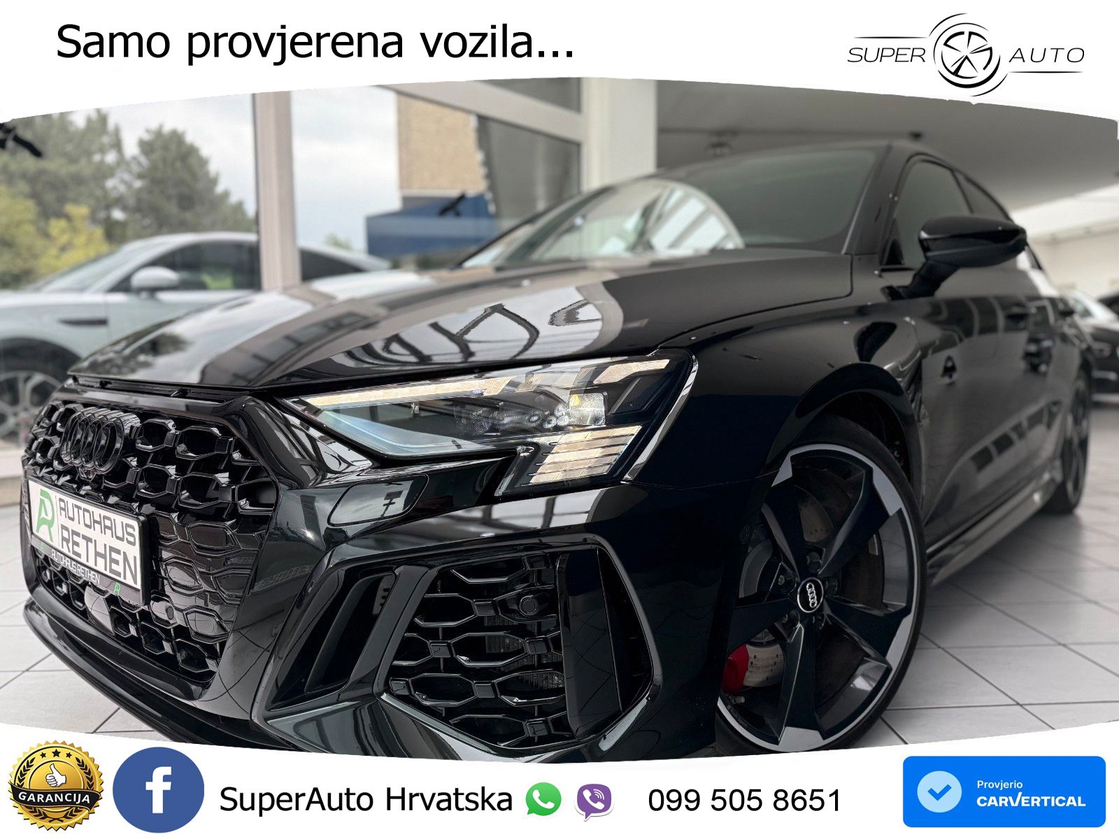 Audi RS3 Sportback 2.5 TFSI (400 KS) quattro S tronic LED+GR SJED+ACC