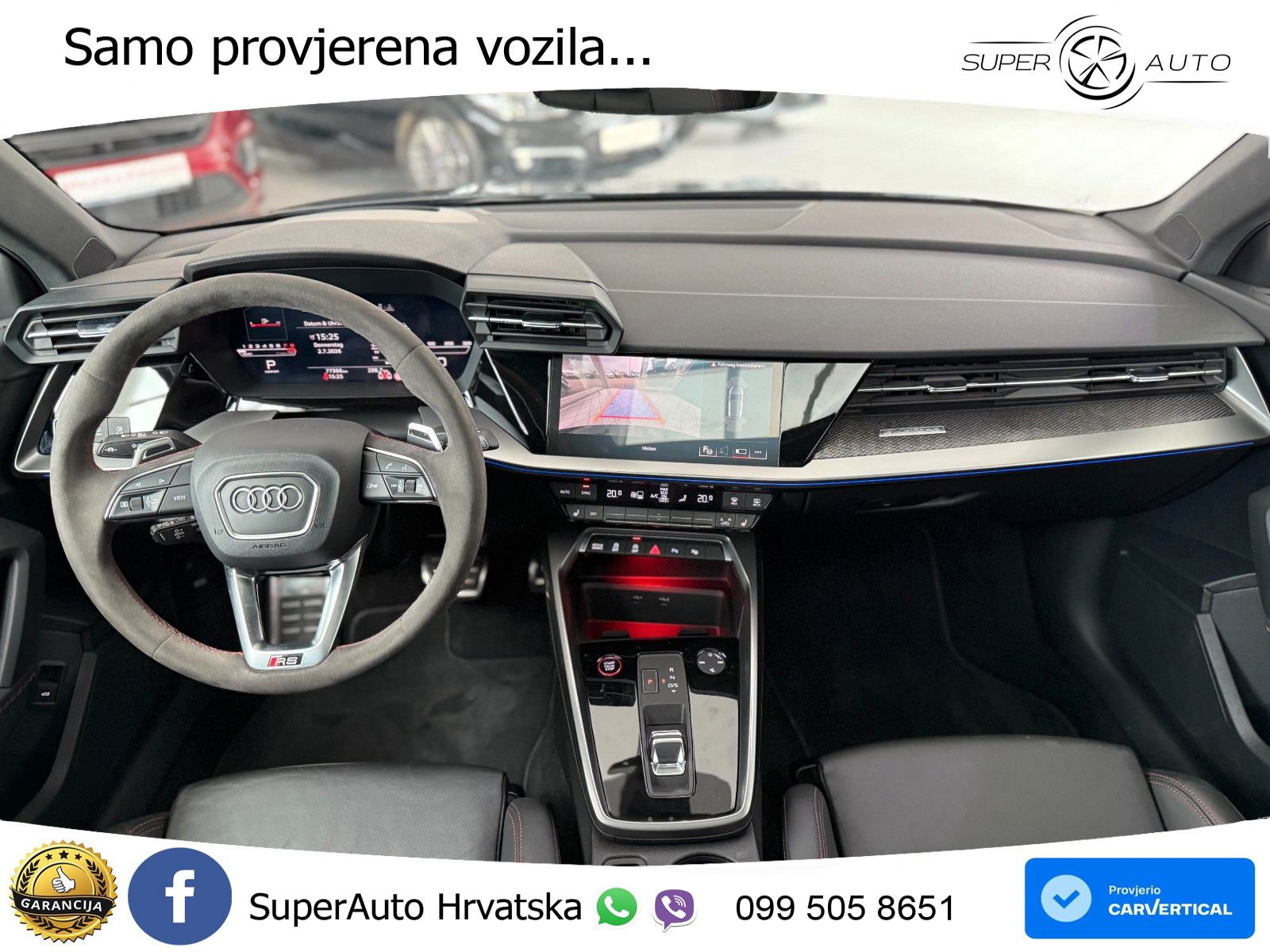 Audi RS3 Sportback 2.5 TFSI (400 KS) quattro S tronic LED+GR SJED+ACC