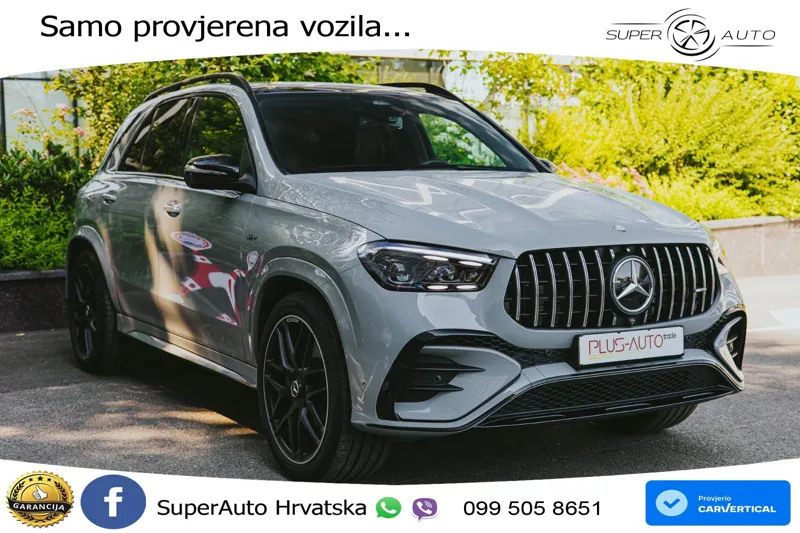 Mercedes AMG GLE 53 (435 KS) EQ Boost 4MATIC+ AMG SPEEDSHIFT TCT 9G LED+GR SJED+ACC