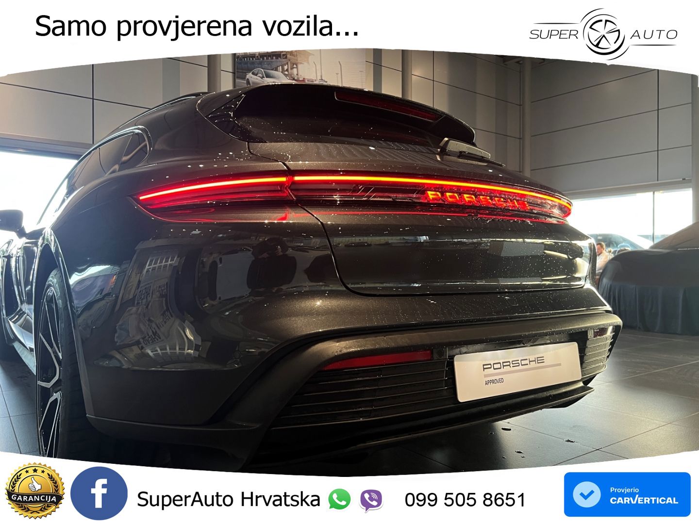 Porsche Taycan Sport Turismo 4S 105 kWh (598 KS)