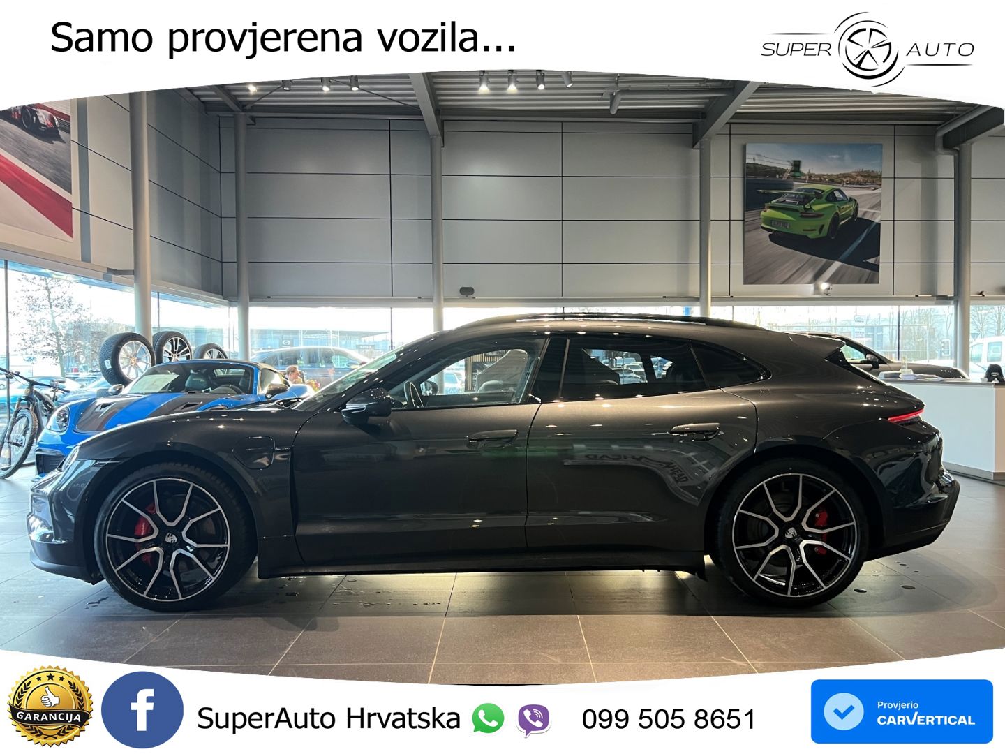 Porsche Taycan Sport Turismo 4S 105 kWh (598 KS)