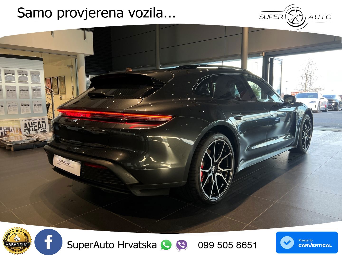 Porsche Taycan Sport Turismo 4S 105 kWh (598 KS)