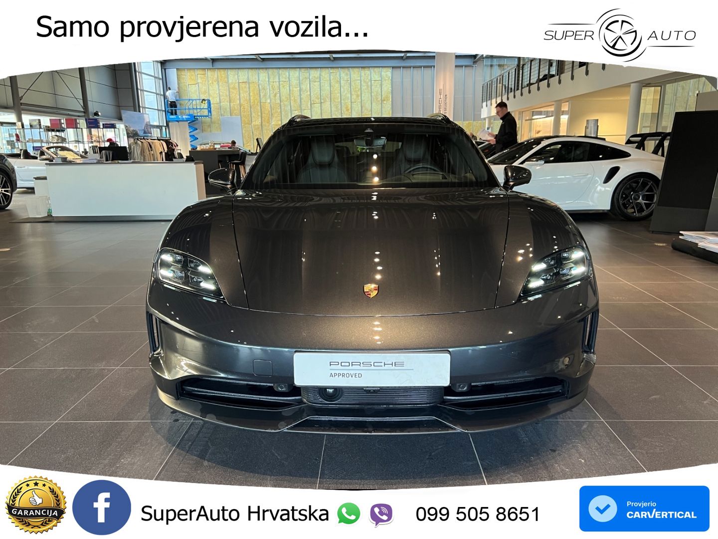 Porsche Taycan Sport Turismo 4S 105 kWh (598 KS)
