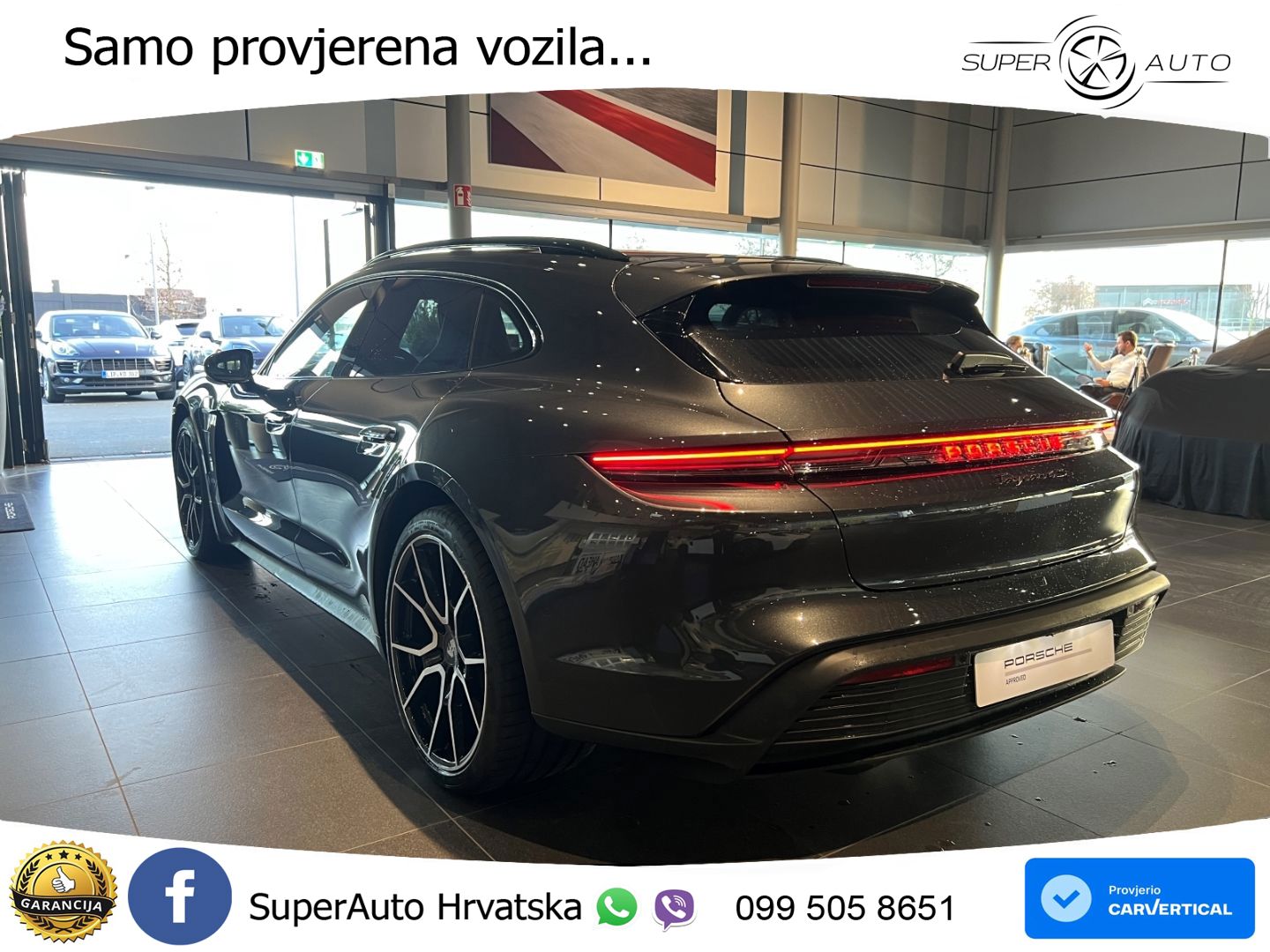 Porsche Taycan Sport Turismo 4S 105 kWh (598 KS)
