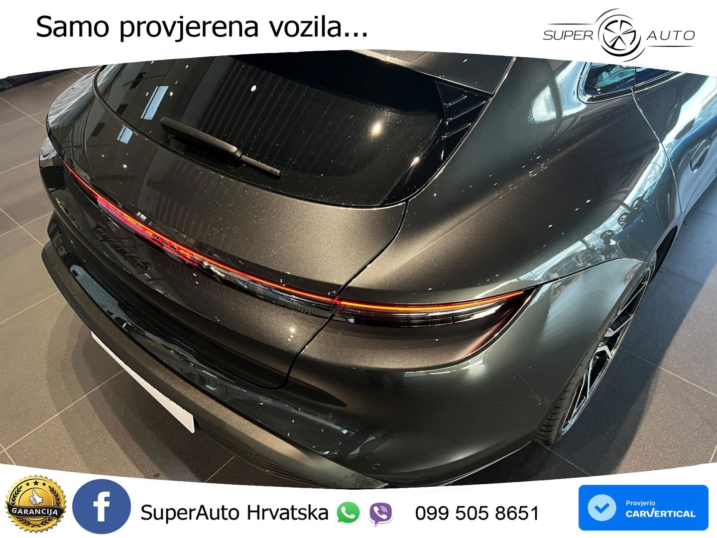 Porsche Taycan Sport Turismo 4S 105 kWh (598 KS)