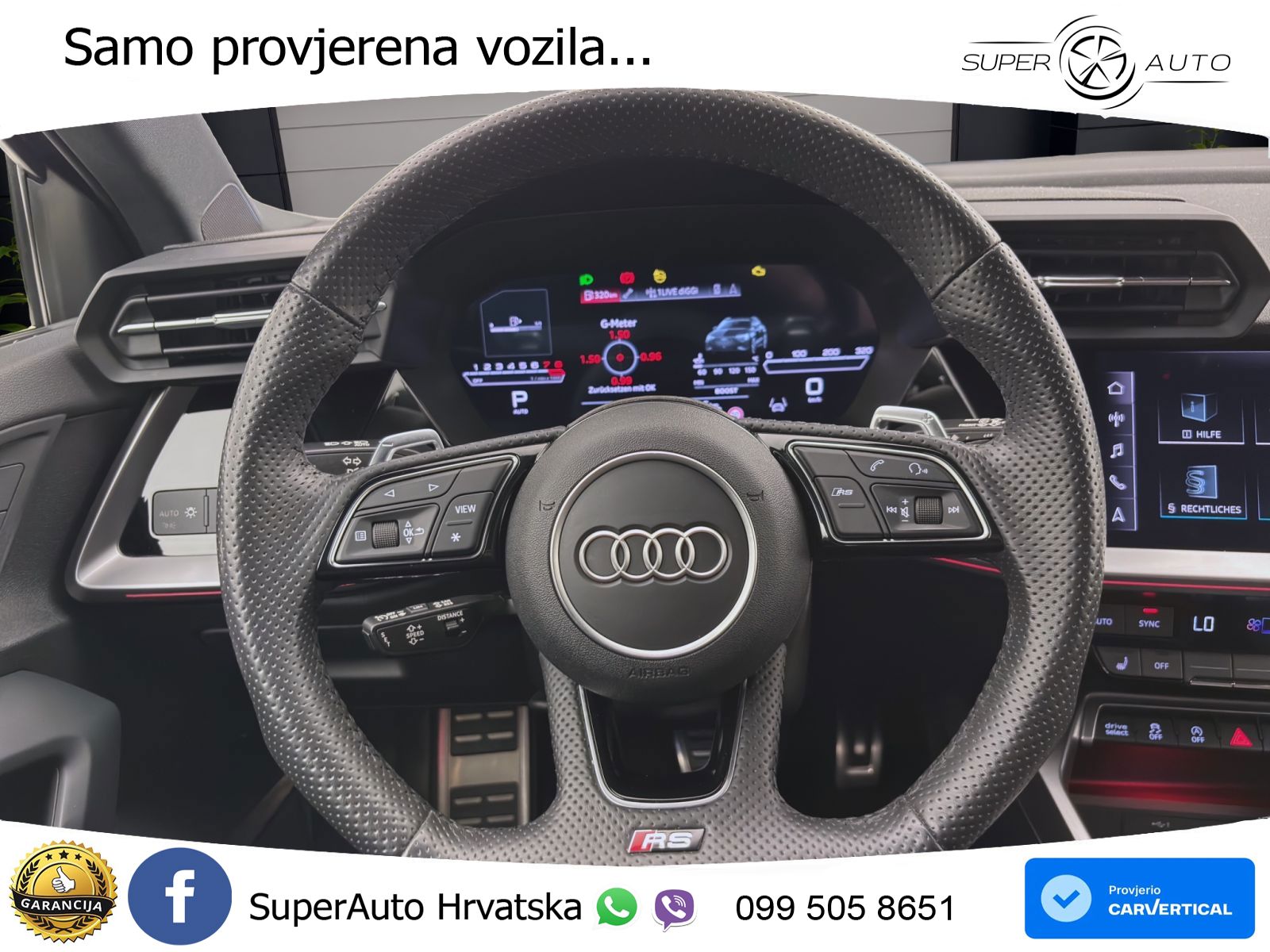 Audi RS3 Sportback 2.5 TFSI (400 KS) quattro S tronic LED+GR SJED+ACC