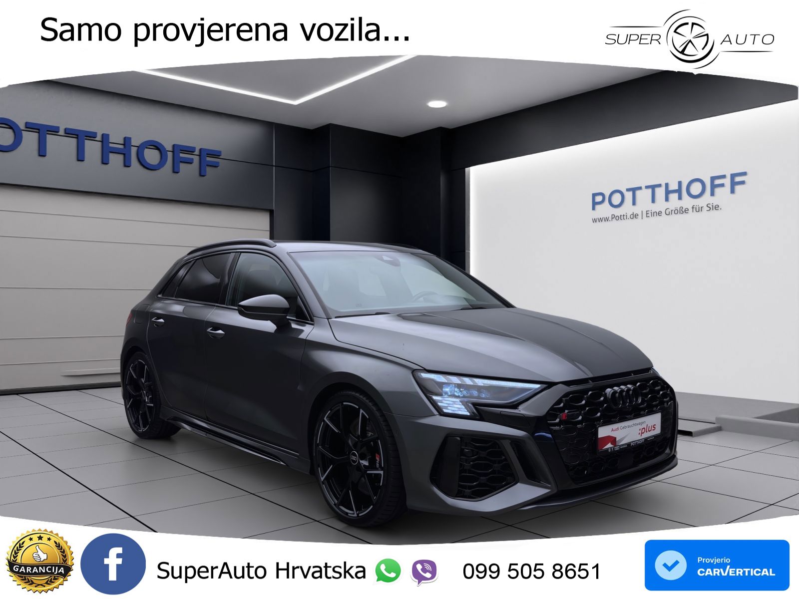 Audi RS3 Sportback 2.5 TFSI (400 KS) quattro S tronic LED+GR SJED+ACC