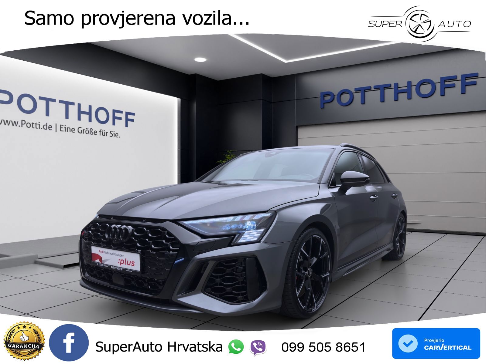 Audi RS3 Sportback 2.5 TFSI (400 KS) quattro S tronic LED+GR SJED+ACC