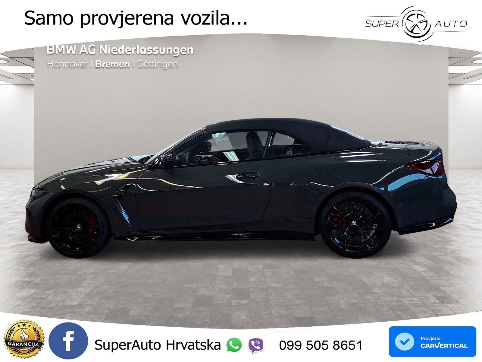 BMW M4 Convertible Competition 3.0 (530 KS) xDrive Steptronic LED+GR SJED+ACC