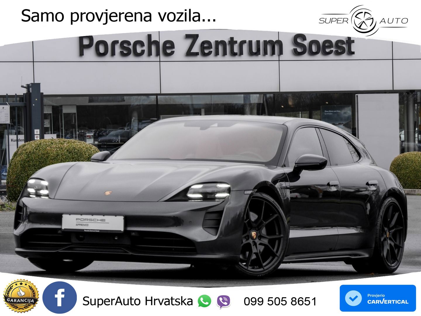 Porsche Taycan Sport Turismo GTS Performance Plus 93.4 kWh (598 KS)