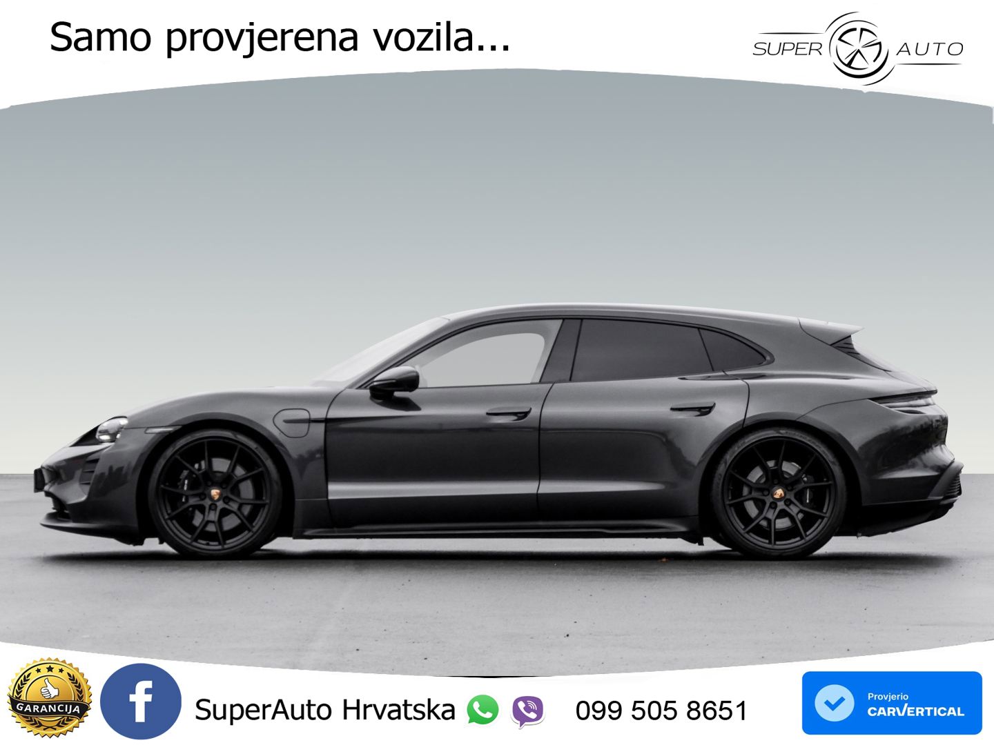 Porsche Taycan Sport Turismo GTS Performance Plus 93.4 kWh (598 KS)