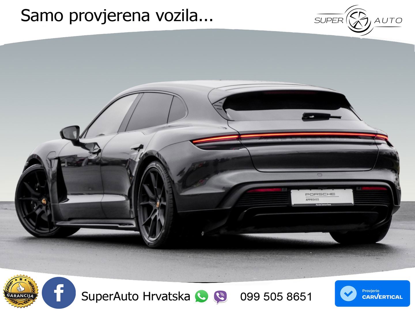 Porsche Taycan Sport Turismo GTS Performance Plus 93.4 kWh (598 KS)